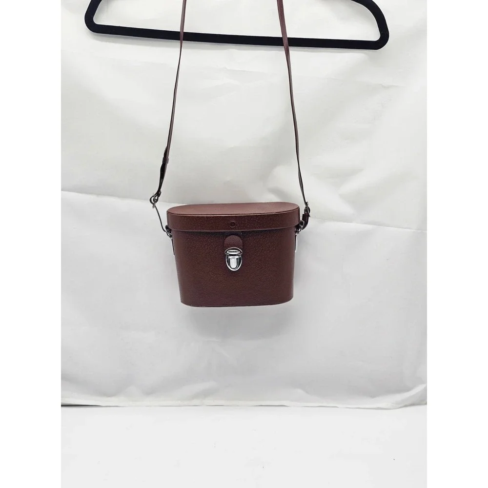 Binocular Case Unisex OS Brown Good Vintage Japan Hard Shell Latch